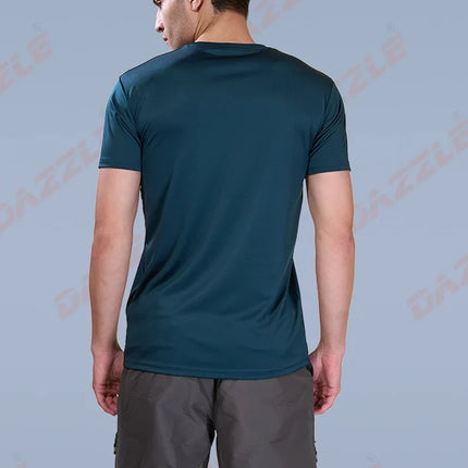 BUTTER LYCRA R-Neck T-Shirt – DAZZLE Sports Wear | Ultra-Soft Slim Fit Round Neck Tee for Men