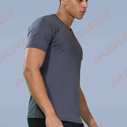 BUTTER LYCRA R-Neck T-Shirt – DAZZLE Sports Wear | Ultra-Soft Slim Fit Round Neck Tee for Men