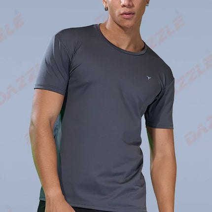 BUTTER LYCRA R-Neck T-Shirt – DAZZLE Sports Wear | Ultra-Soft Slim Fit Round Neck Tee for Men