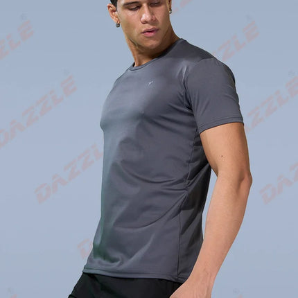 BUTTER LYCRA R-Neck T-Shirt – DAZZLE Sports Wear | Ultra-Soft Slim Fit Round Neck Tee for Men