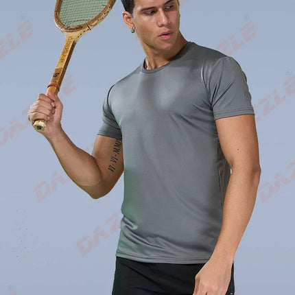 BUTTER LYCRA R-Neck T-Shirt – DAZZLE Sports Wear | Ultra-Soft Slim Fit Round Neck Tee for Men