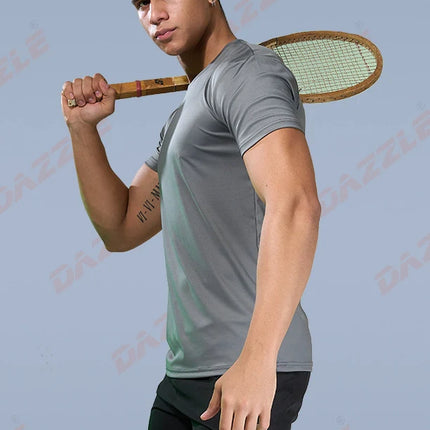 BUTTER LYCRA R-Neck T-Shirt – DAZZLE Sports Wear | Ultra-Soft Slim Fit Round Neck Tee for Men