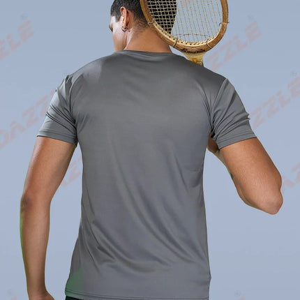 BUTTER LYCRA R-Neck T-Shirt – DAZZLE Sports Wear | Ultra-Soft Slim Fit Round Neck Tee for Men