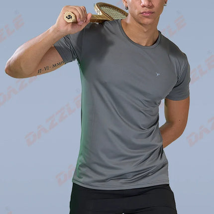 BUTTER LYCRA R-Neck T-Shirt – DAZZLE Sports Wear | Ultra-Soft Slim Fit Round Neck Tee for Men