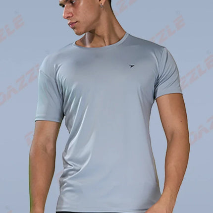 BUTTER LYCRA R-Neck T-Shirt – DAZZLE Sports Wear | Ultra-Soft Slim Fit Round Neck Tee for Men