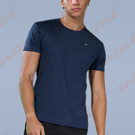 BUTTER LYCRA R-Neck T-Shirt – DAZZLE Sports Wear | Ultra-Soft Slim Fit Round Neck Tee for Men