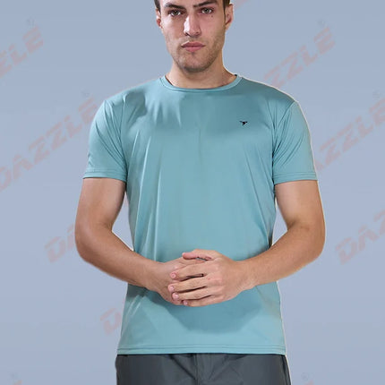 BUTTER LYCRA R-Neck T-Shirt – DAZZLE Sports Wear | Ultra-Soft Slim Fit Round Neck Tee for Men