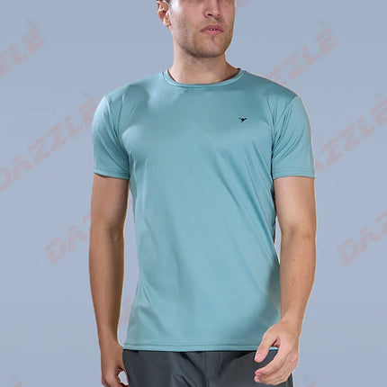 BUTTER LYCRA R-Neck T-Shirt – DAZZLE Sports Wear | Ultra-Soft Slim Fit Round Neck Tee for Men