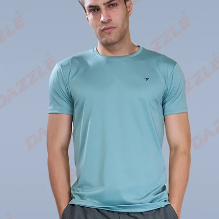 BUTTER LYCRA R-Neck T-Shirt – DAZZLE Sports Wear | Ultra-Soft Slim Fit Round Neck Tee for Men