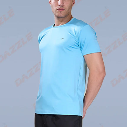 BUTTER LYCRA R-Neck T-Shirt – DAZZLE Sports Wear | Ultra-Soft Slim Fit Round Neck Tee for Men