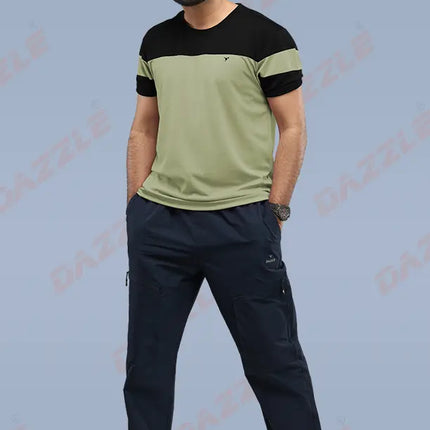 PRIDE Round Neck T-Shirt – DAZZLE Sports Wear | Slim-Fit Dryfit Active Tee for Men