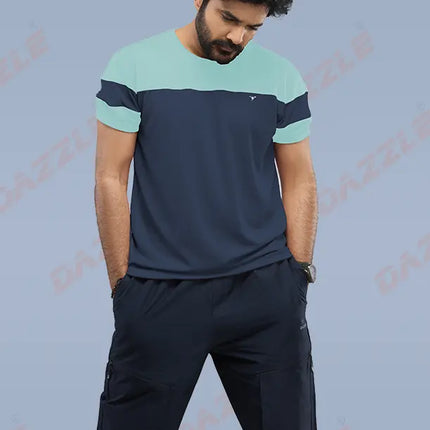 PRIDE Round Neck T-Shirt – DAZZLE Sports Wear | Slim-Fit Dryfit Active Tee for Men