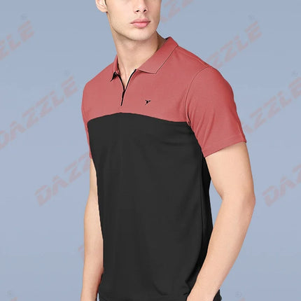 Spring Series Dual-Tone Performance Polo T-Shirt