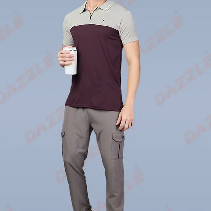 Spring Series Dual-Tone Performance Polo T-Shirt