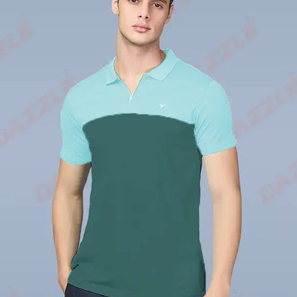 Spring Series Dual-Tone Performance Polo T-Shirt