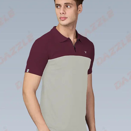Spring Series Dual-Tone Performance Polo T-Shirt