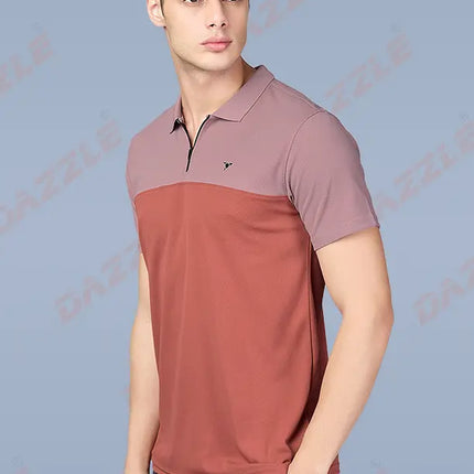Spring Series Dual-Tone Performance Polo T-Shirt